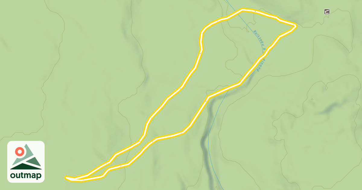 Map of Piste le Ruisseau