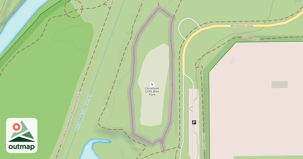 Map of Novice Mountain Bike Loop