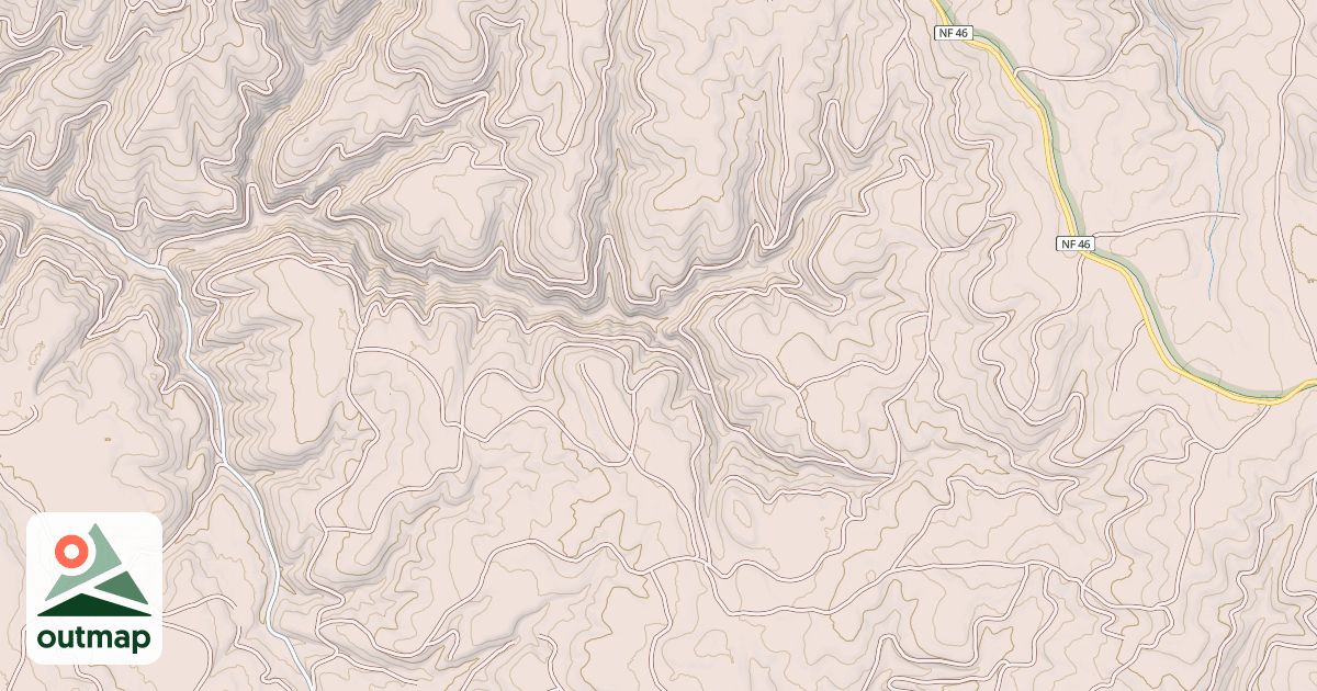 Map of N 432 E TNT
