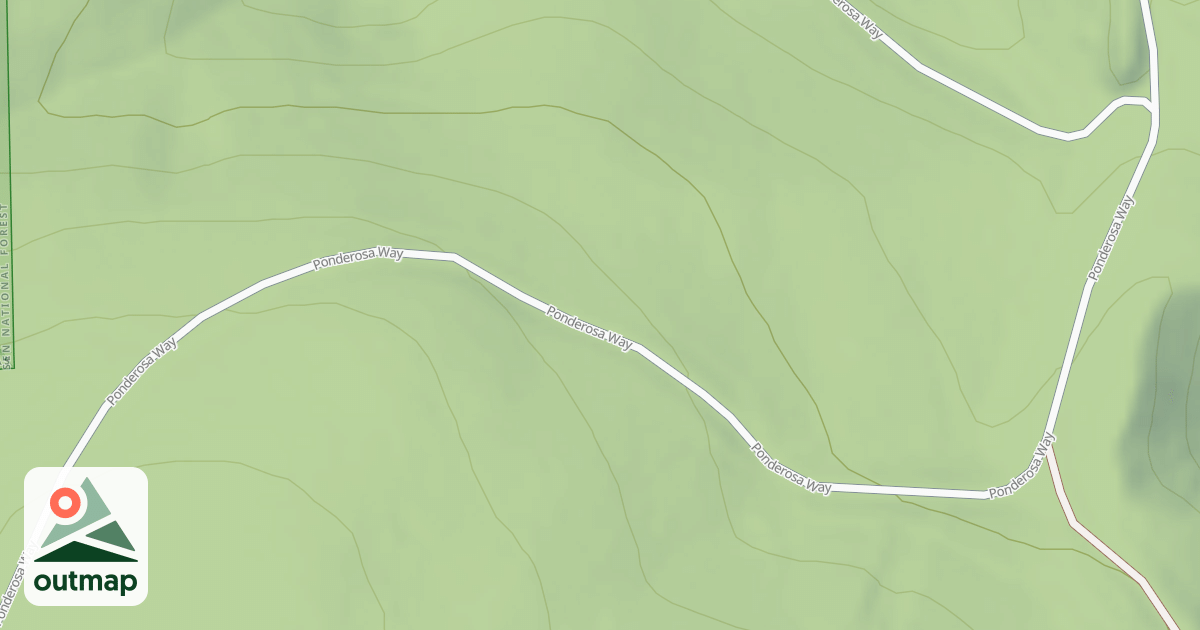 Map of PONDEROSA WAY