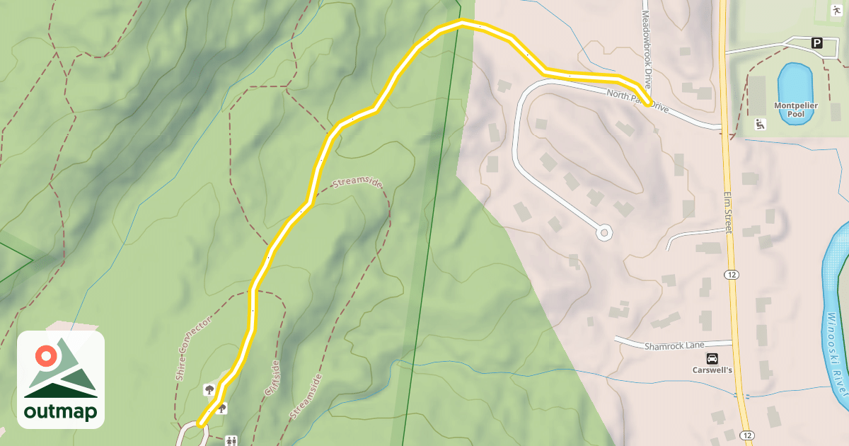 Map of Parks Connector