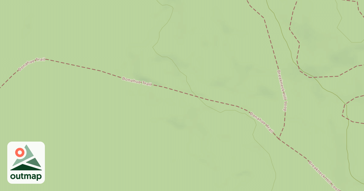Map of Donahue Trail