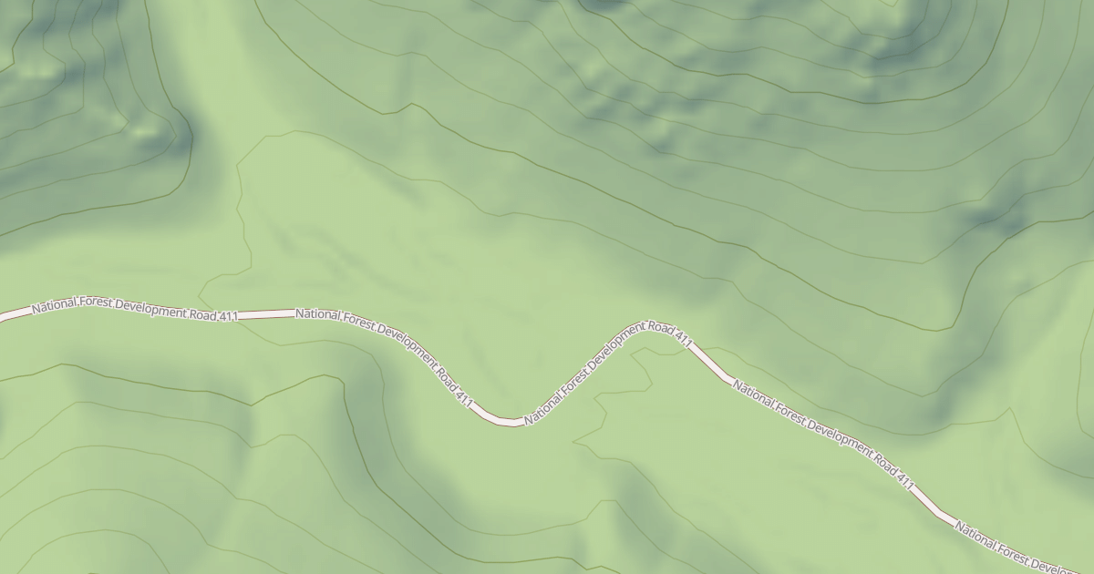 Map preview of PINE CREEK SPUR