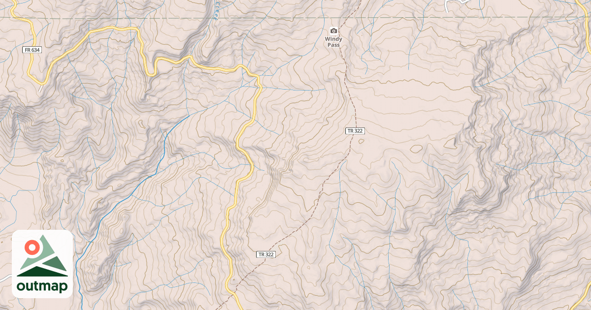 Map of Cade Mountain Atv