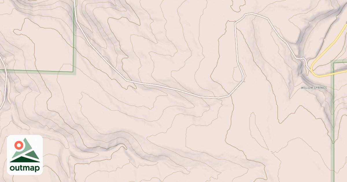 Map of USFS Motor Vehicle Use Map Trails 8612