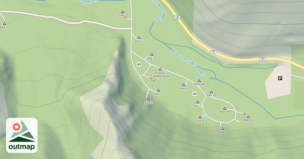 Map of PIONEER CG -B