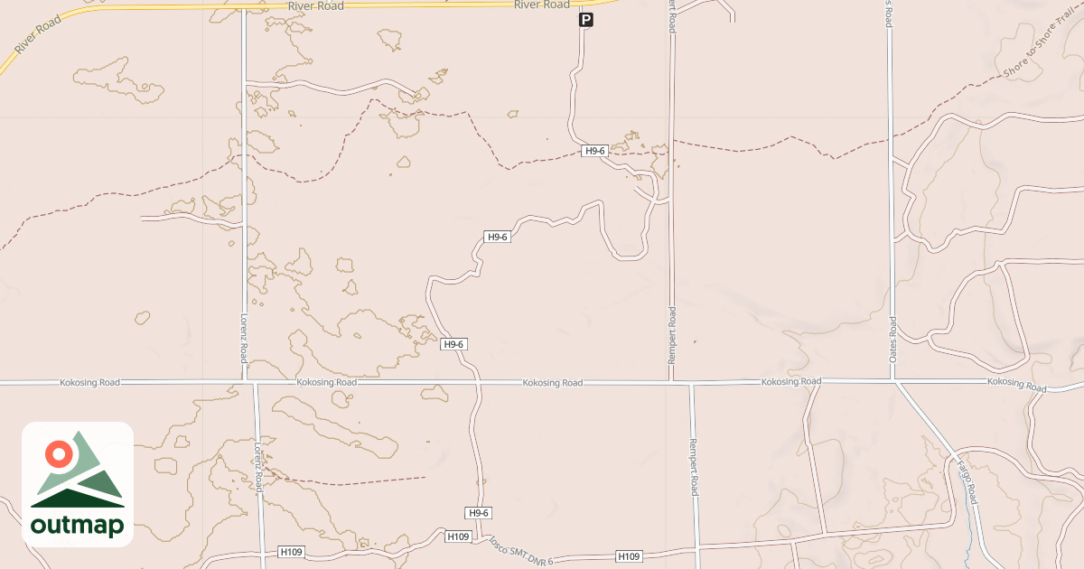 Map of HURON ORV, RIVER ROAD SPUR