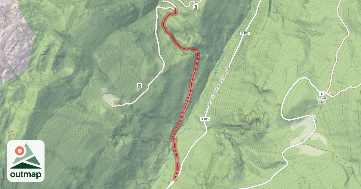 Map of Chemin de l'Ancienne Carrière