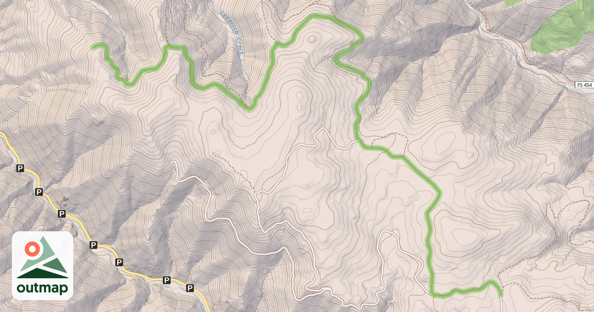 Map of Moser Jumpoff Road