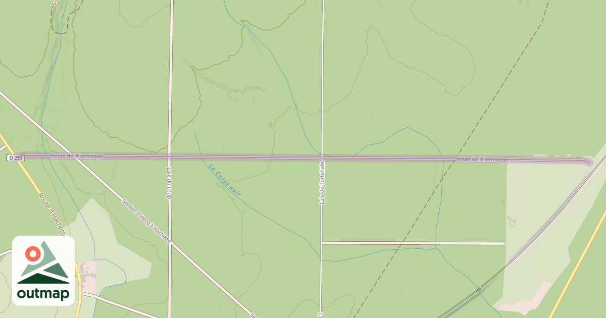Map of Route de l'Hermitage