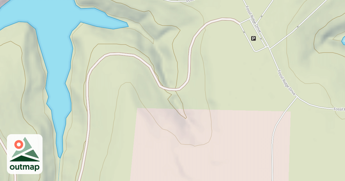 Map of Main Ohv Trail Access