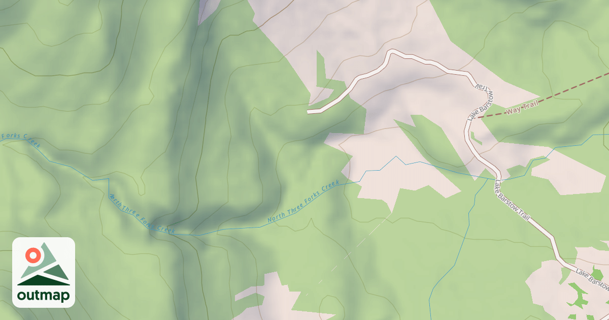 Map of Lake Barstow
