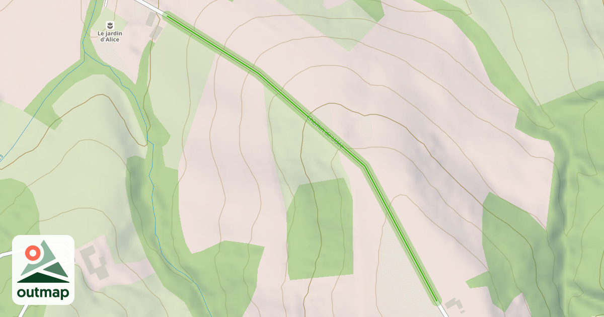 Map of Chemin de Udée