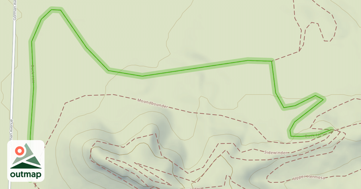 Map of Buck Hill