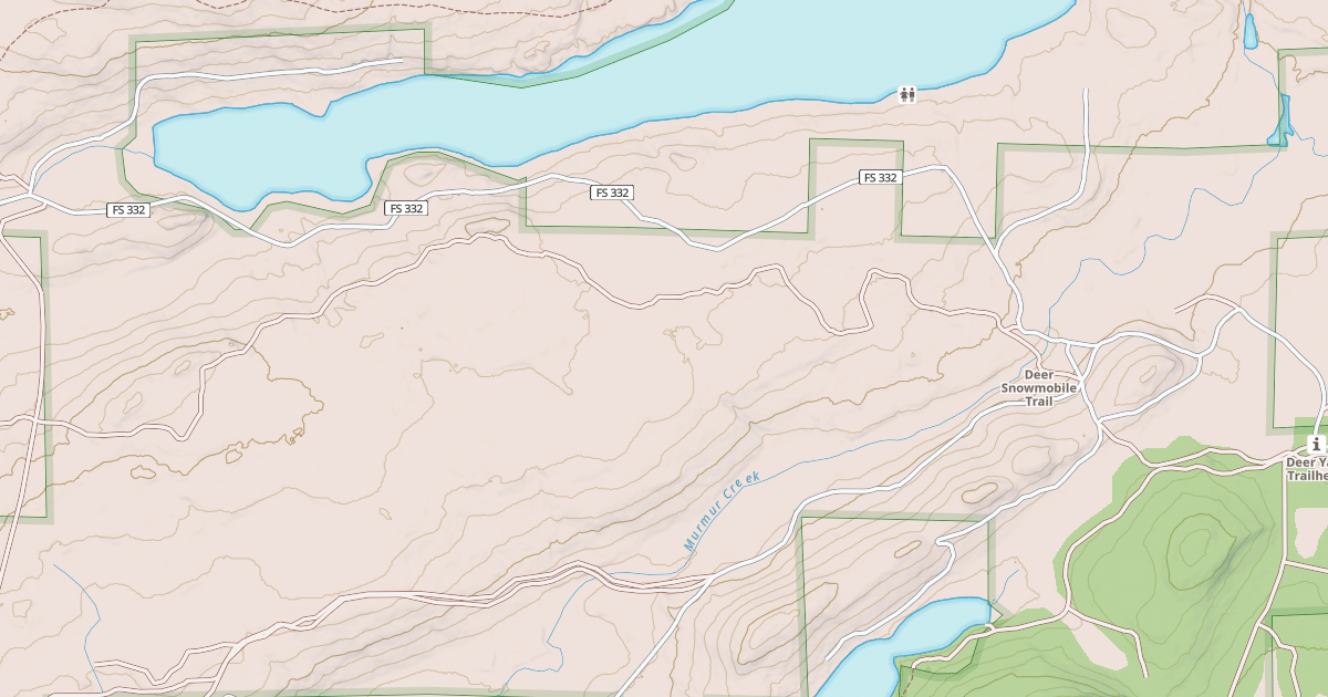 Map preview of Deer Snowmobile Trail