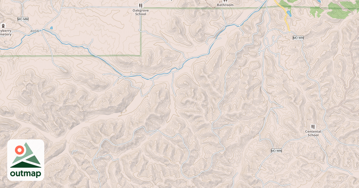 Map of BIDWELL