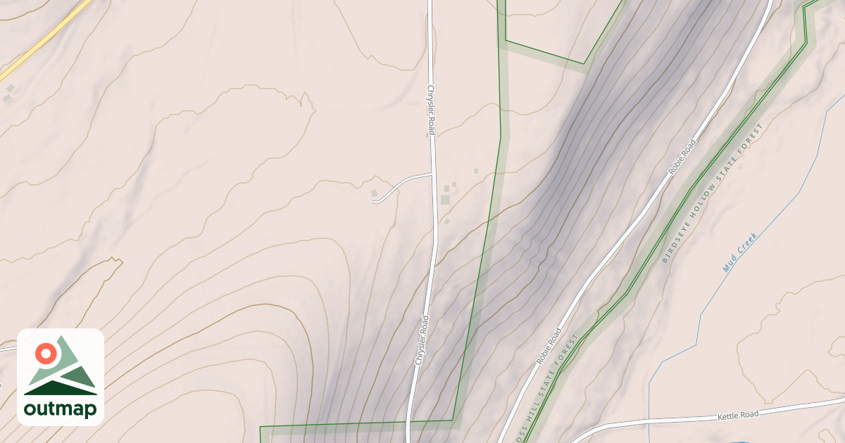 Map of Kris' Trail