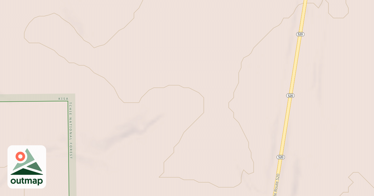 Map of USFS National Forest System Roads {A855F54E-F575-4256-B616-C91CACC5506E}