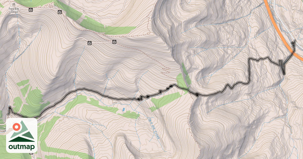 Map of Two Elk