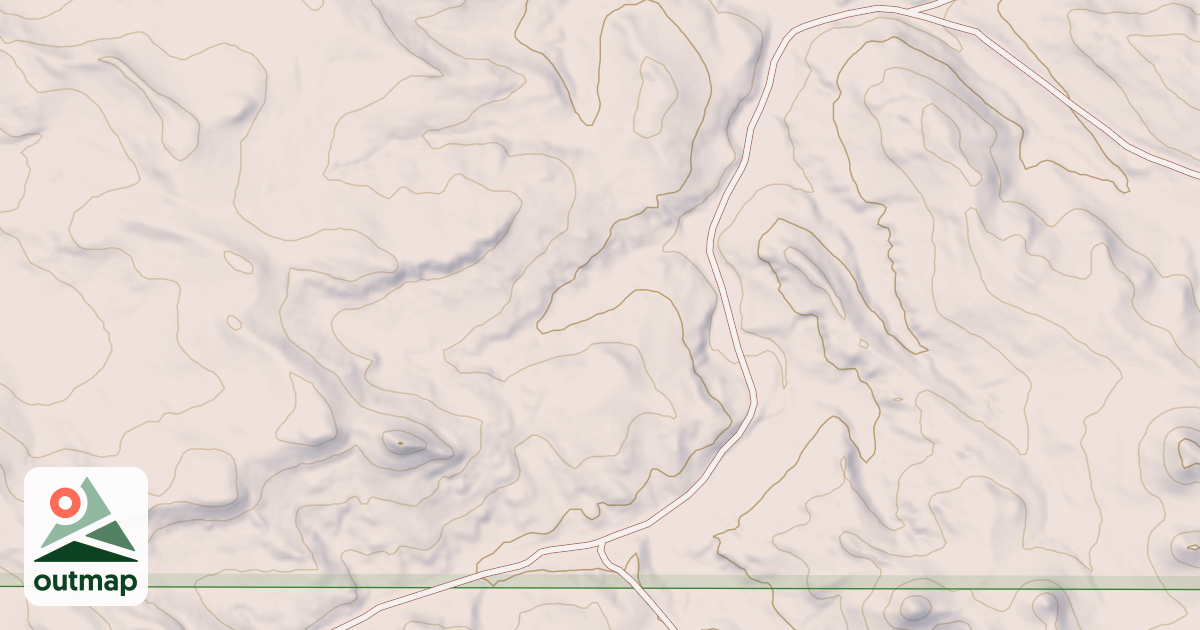 Map of (FDR) CUSTER TRAIL