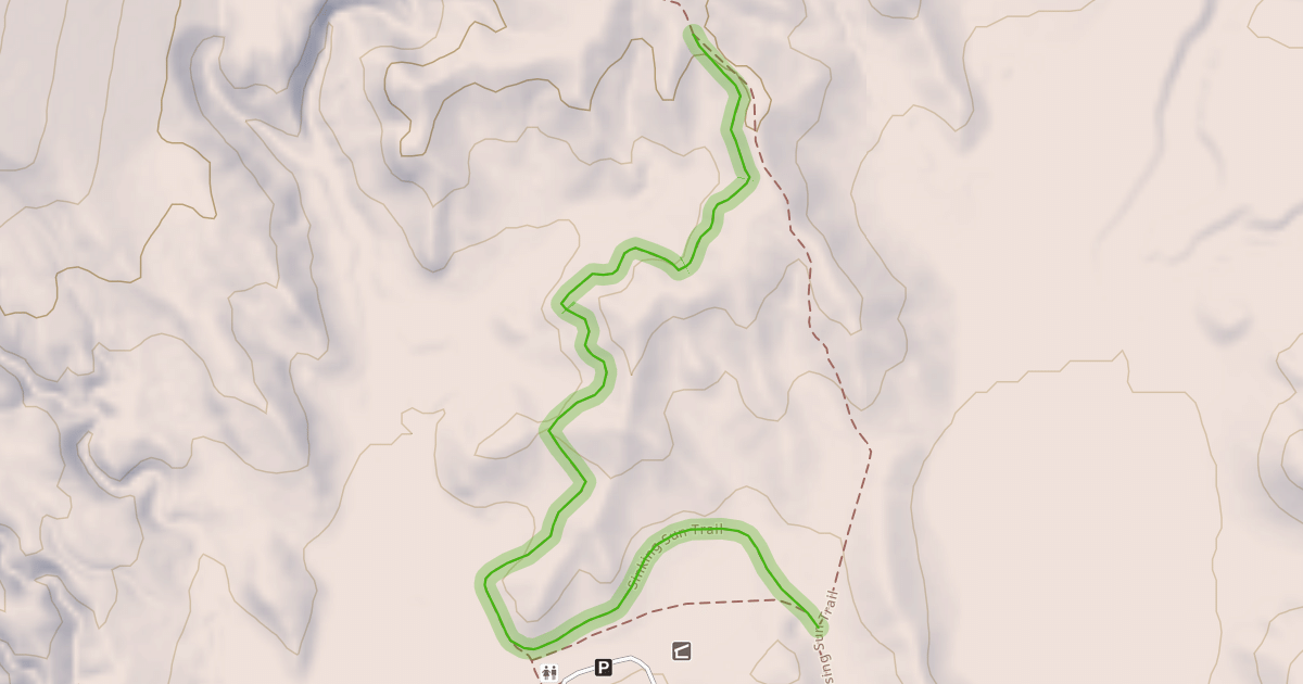 Map preview of Sinking Sun Trail