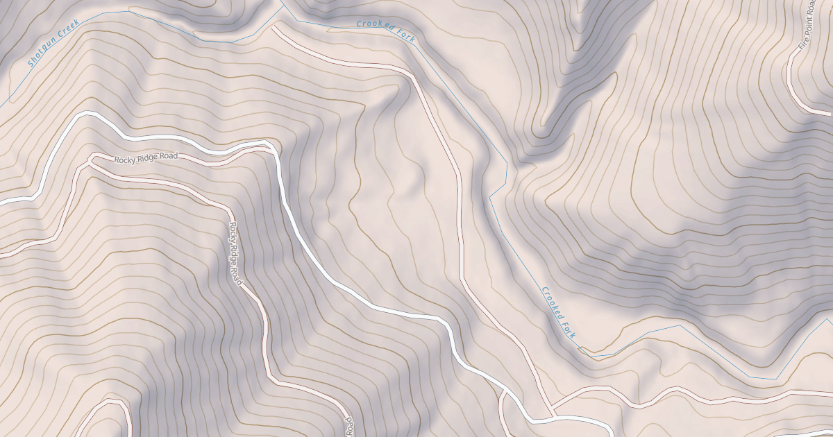 Map preview of BOULDER CREEK