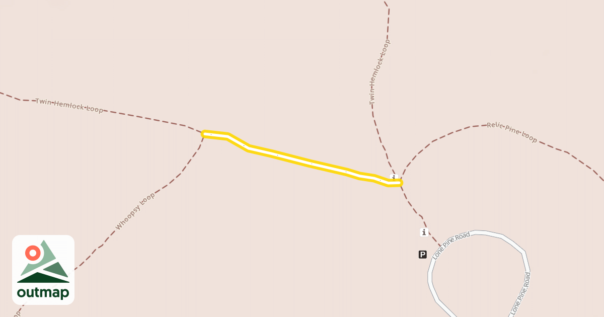 Map of Twin Hemlock Loop
