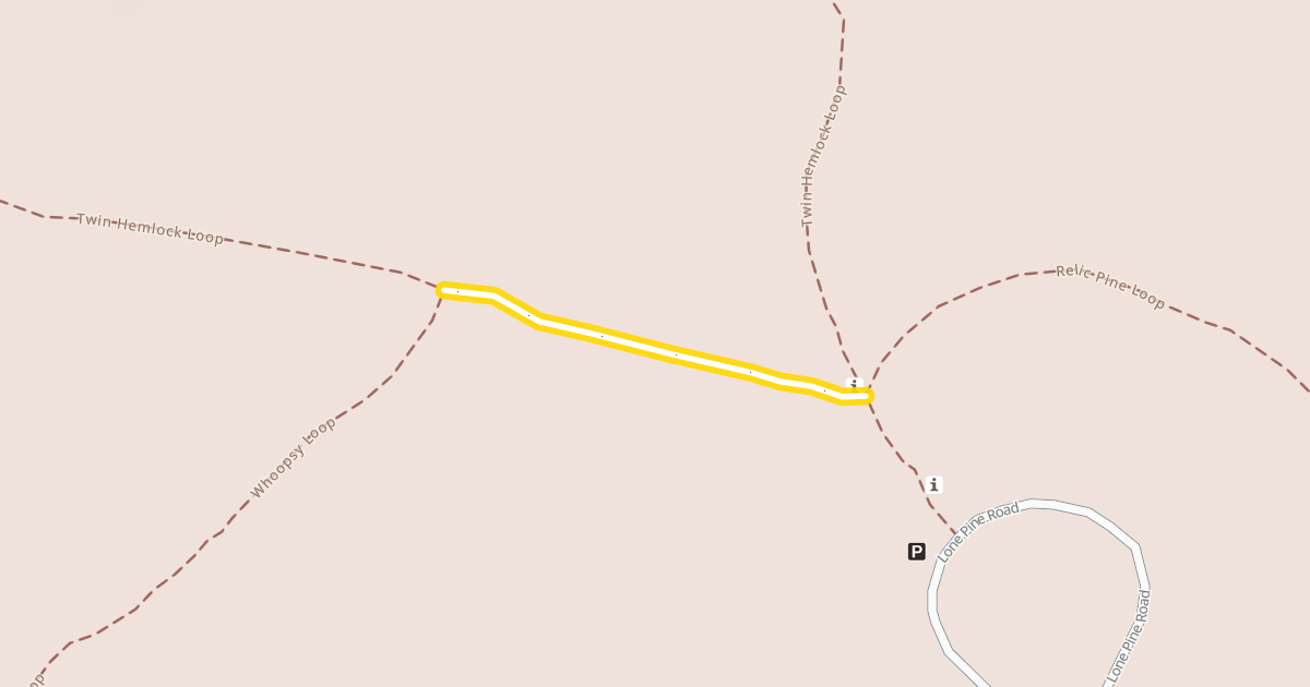 Map preview of Twin Hemlock Loop