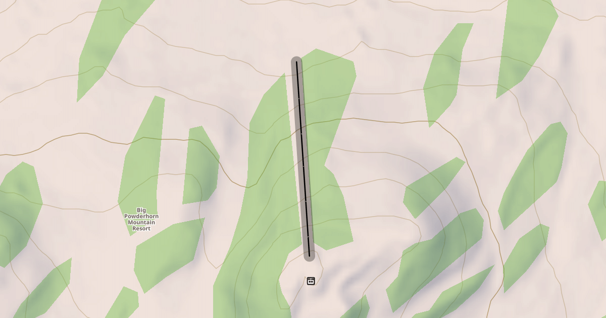 Map preview of Louie's Chute