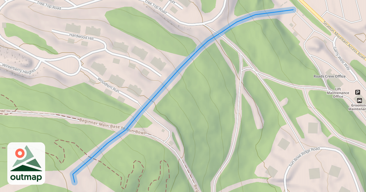Map of Treetop Way