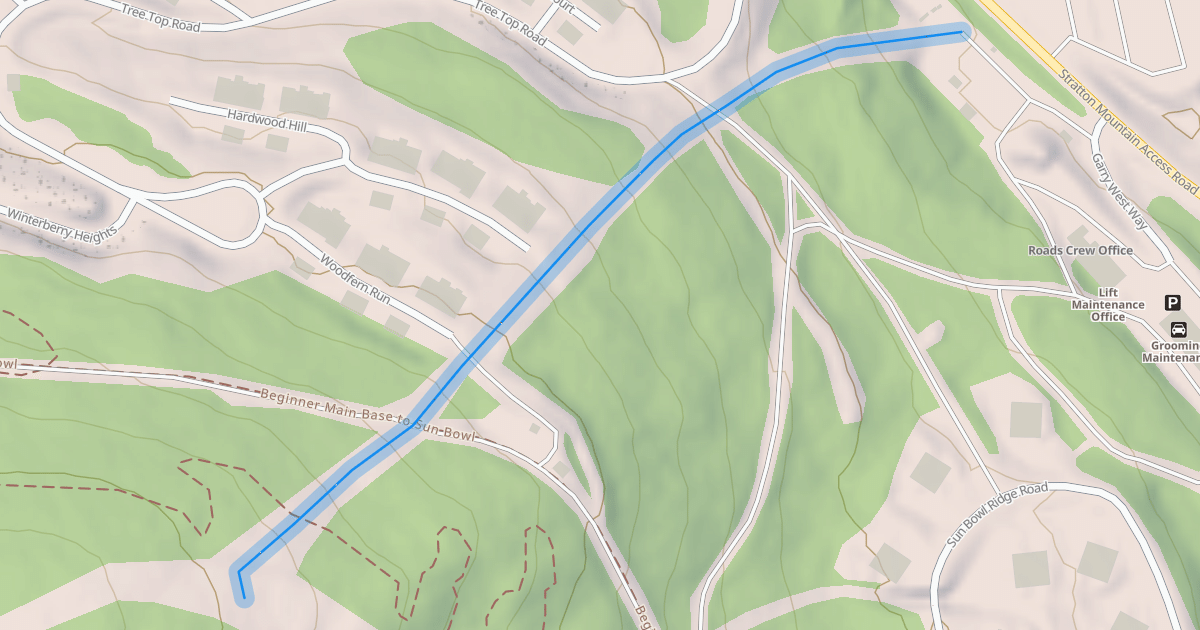 Map preview of Treetop Way