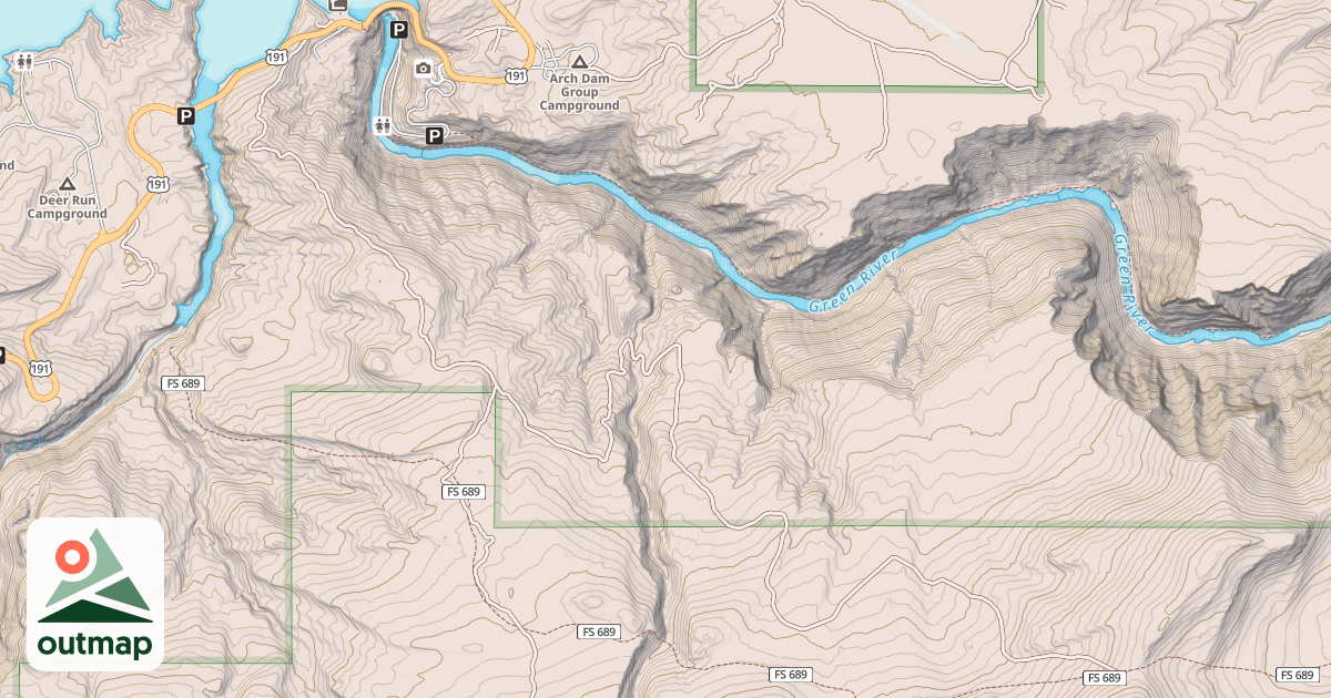 Map of PIPE CREEK COMPLEX  A-D