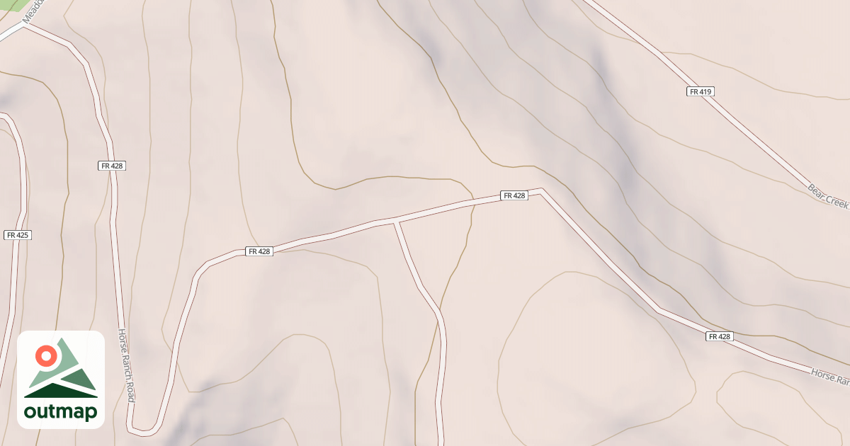 Map of HORSE RANCH