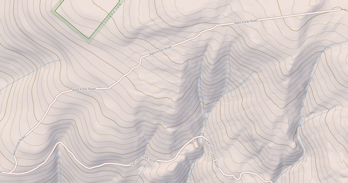 Map preview of BALD KNOB