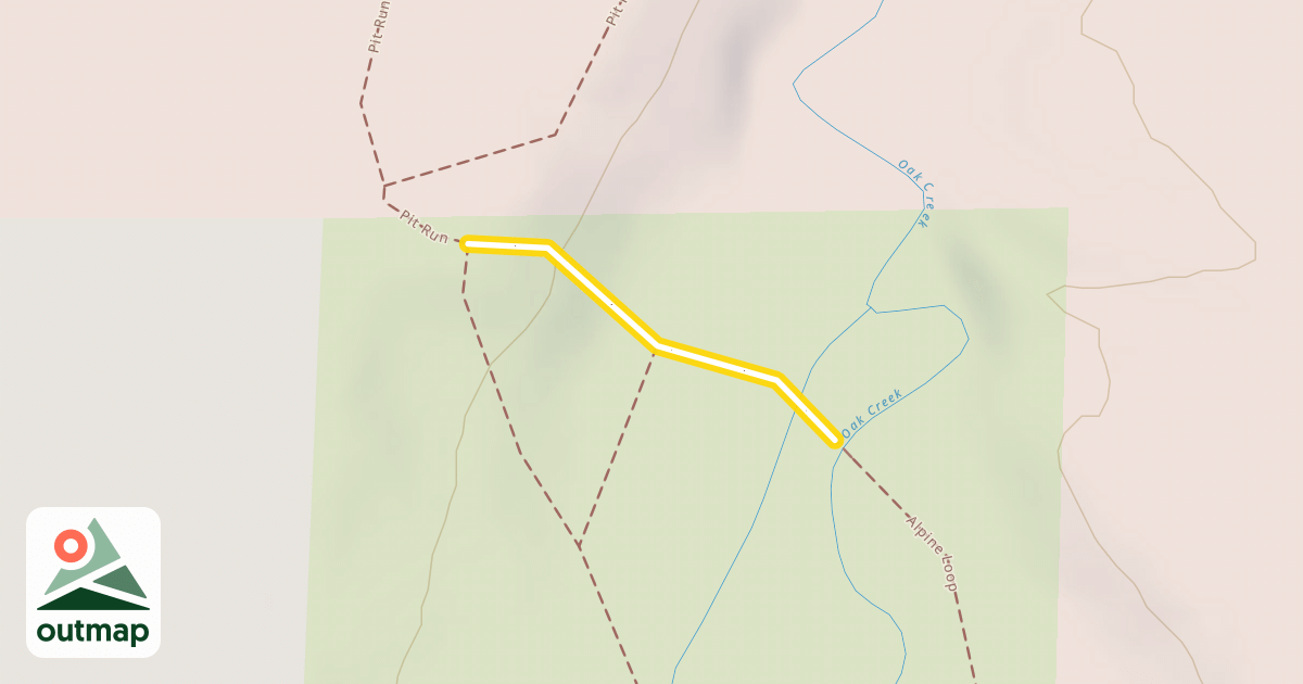 Map of Alpine Loop