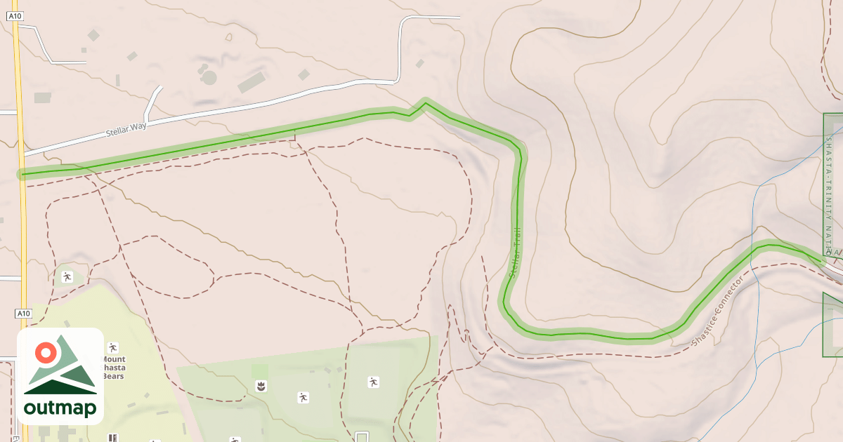 Map of Stellar Trail