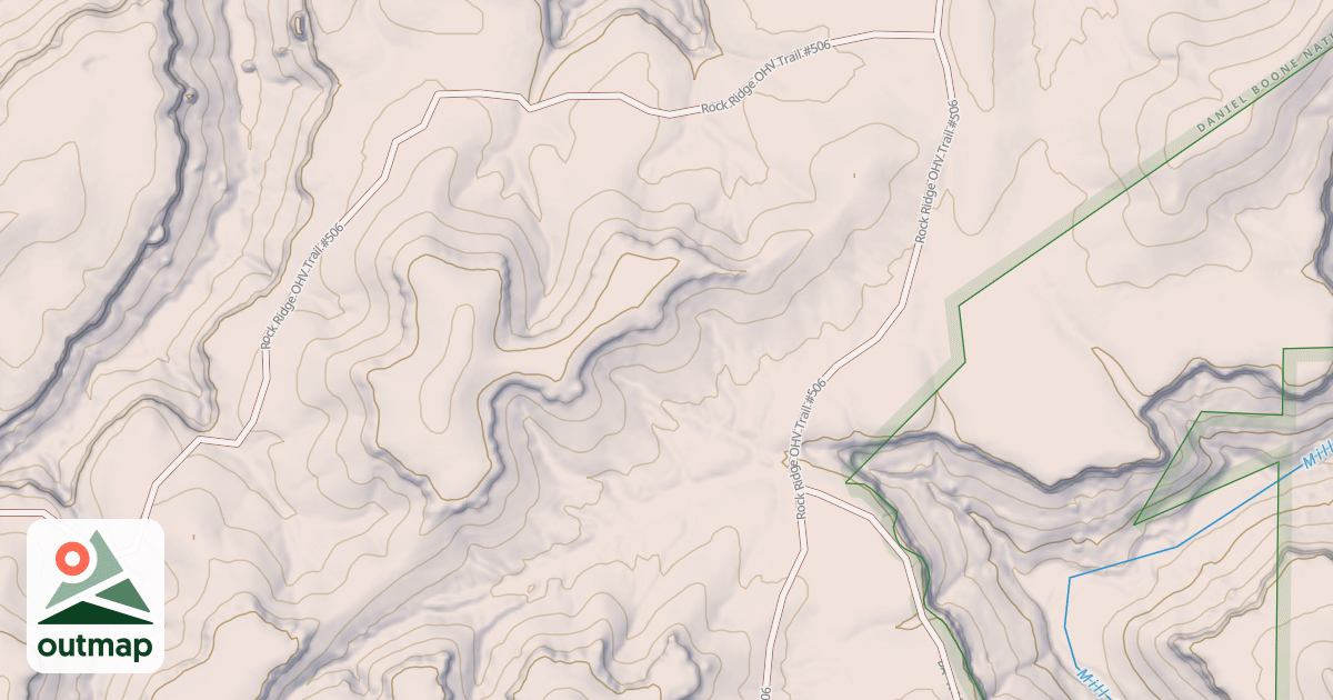 Map of Rock Ridge Ohv Trail