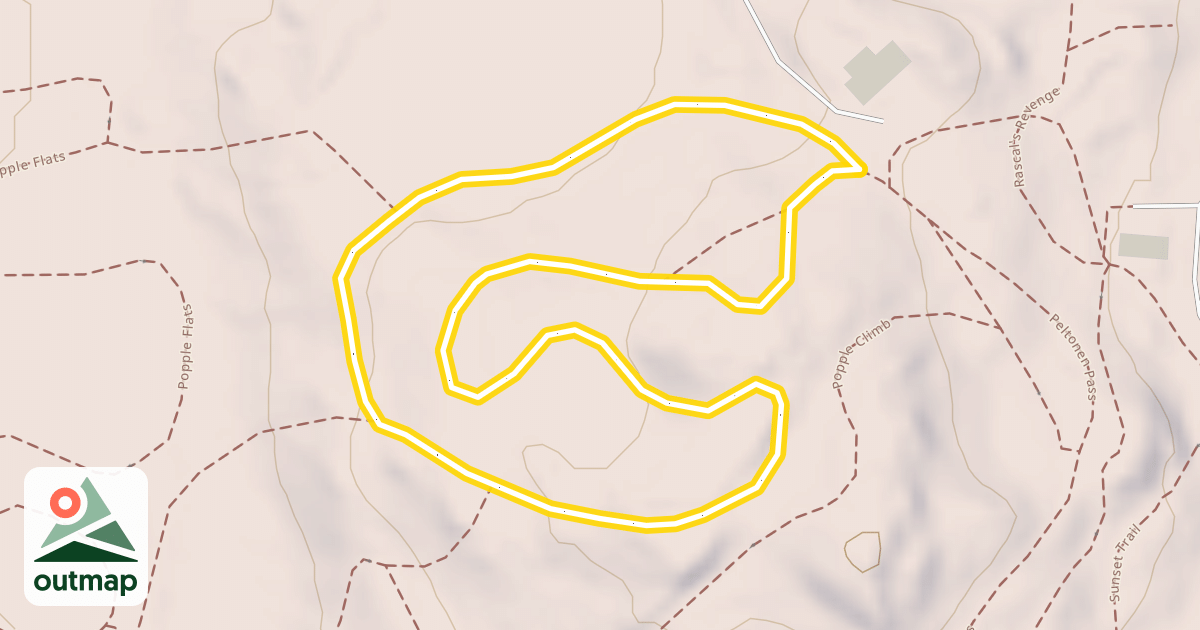 Map of Peltonen Pass