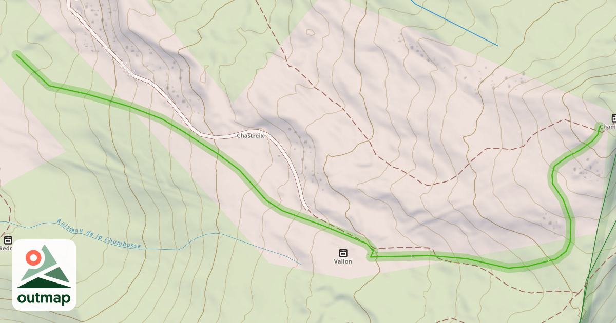 Map of La chambasse