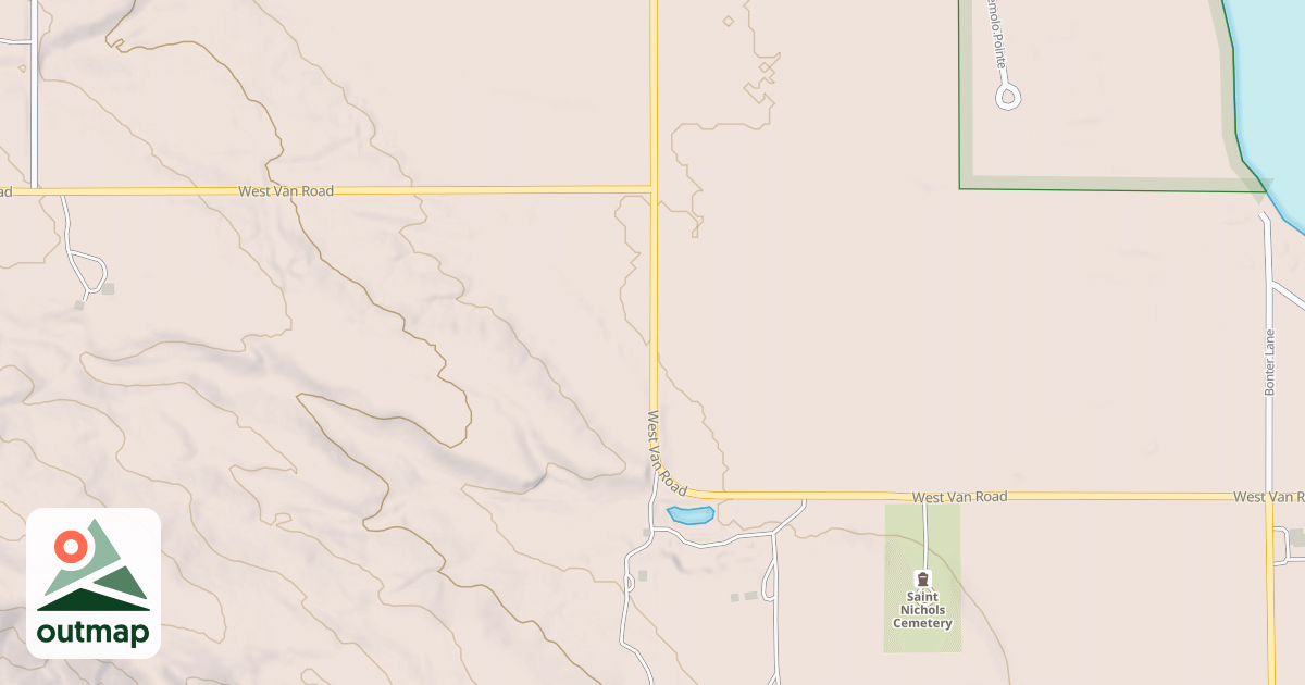 Map of Indian Gardens Orv Route