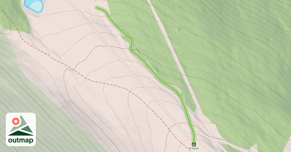 Map of Border-Cross de l'Artigue