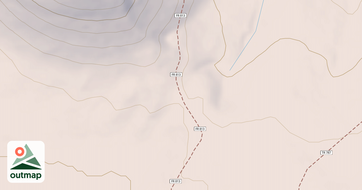 Map of La Garita Sd.