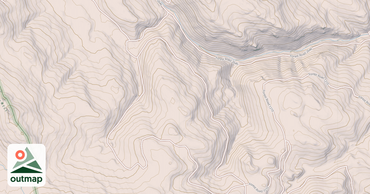 Map of USFS National Forest System Roads {352AAA5F-32E5-4CA3-8A3D-ADBCAD52281A}