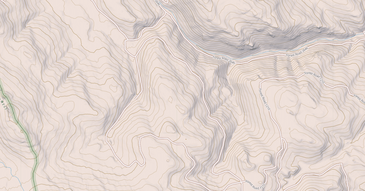 Map preview of USFS National Forest System Roads {352AAA5F-32E5-4CA3-8A3D-ADBCAD52281A}