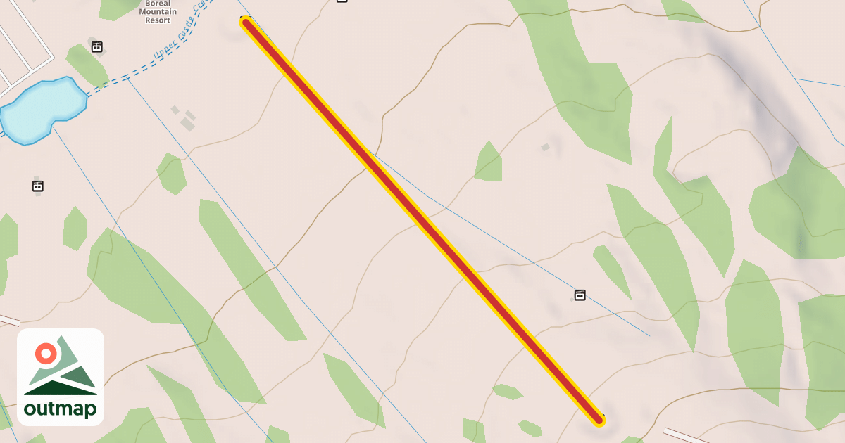 Map of Castle Peak Quad