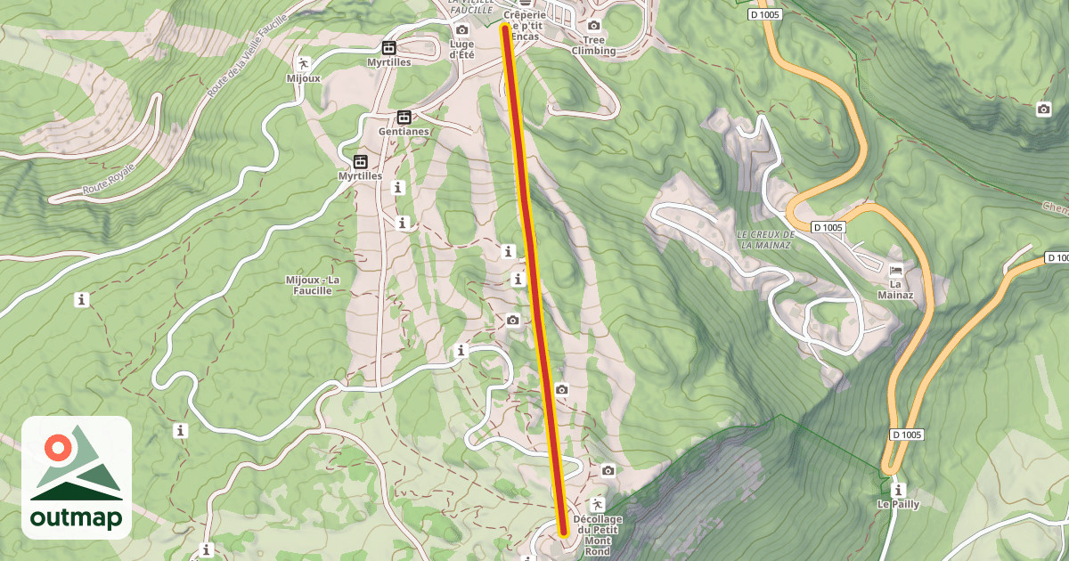 Map of Mont-Rond