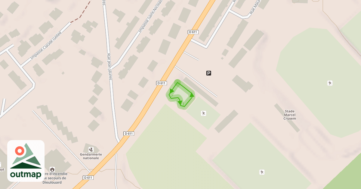 Map of Pumptrack
