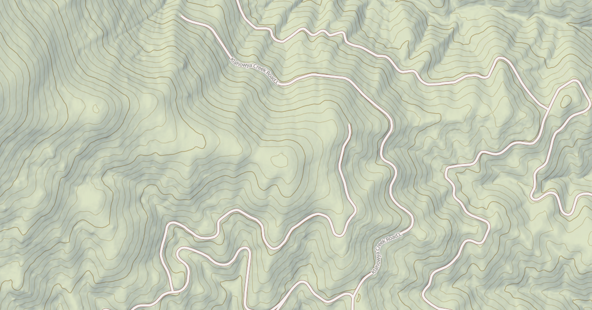 Map preview of KLAHOWYA CREEK L