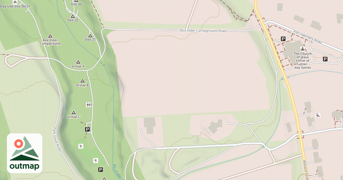 Map of BOX ELDER C G