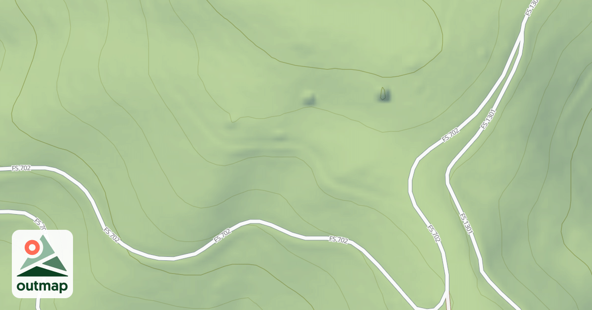 Map of (FDR) HEAD OF BURKE GULCH